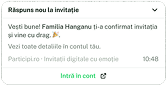 notificare WhatsApp confirmare